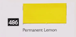 رنگ گواش وستا کد 486 (PermanentLemon) حجم 30 میل | vesta