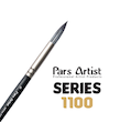 قلم مو گرد دسته کوتاه پارس آرتیست (کد 1100) سایز 0000 | PARS ARTIST