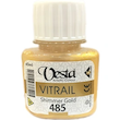 رنگ ویترای متالیک وستا کد 485 (Shimmer Gold) حجم 40 میلی لیتر | VESTA 