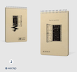 دفترچه کرافت سیمی میکرو کد F9 - سایز (21*14) | MICRO 