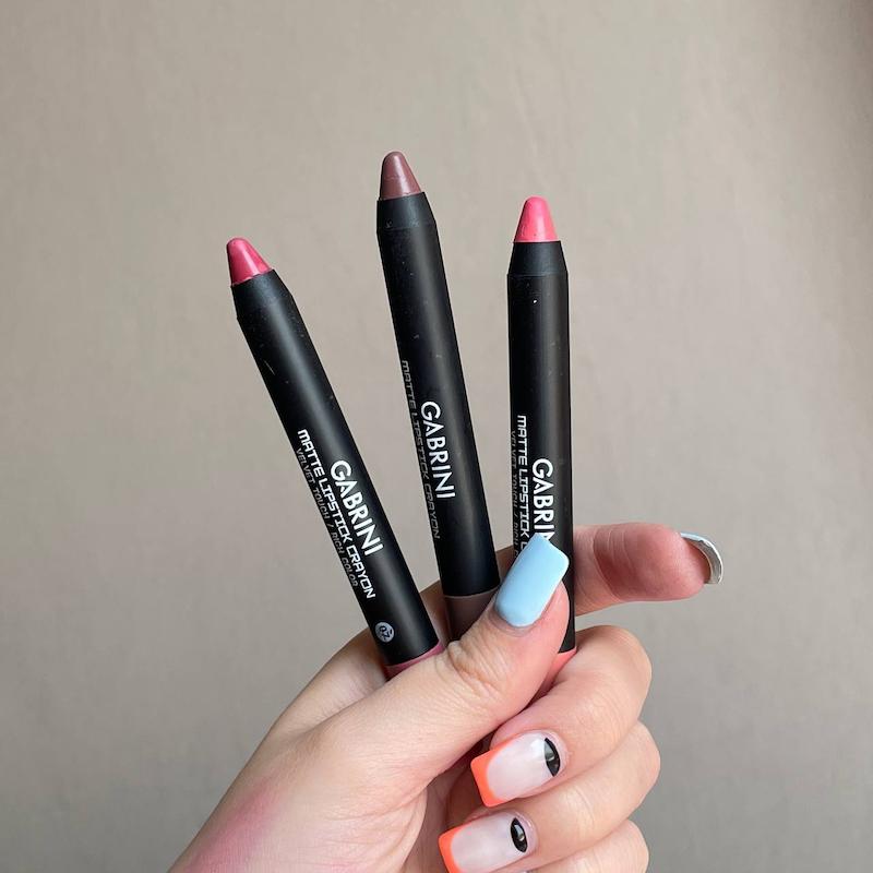 رژ مدادی💄✨ لبای مخملی بدون ترک خوردن! Ga....brini 🔥