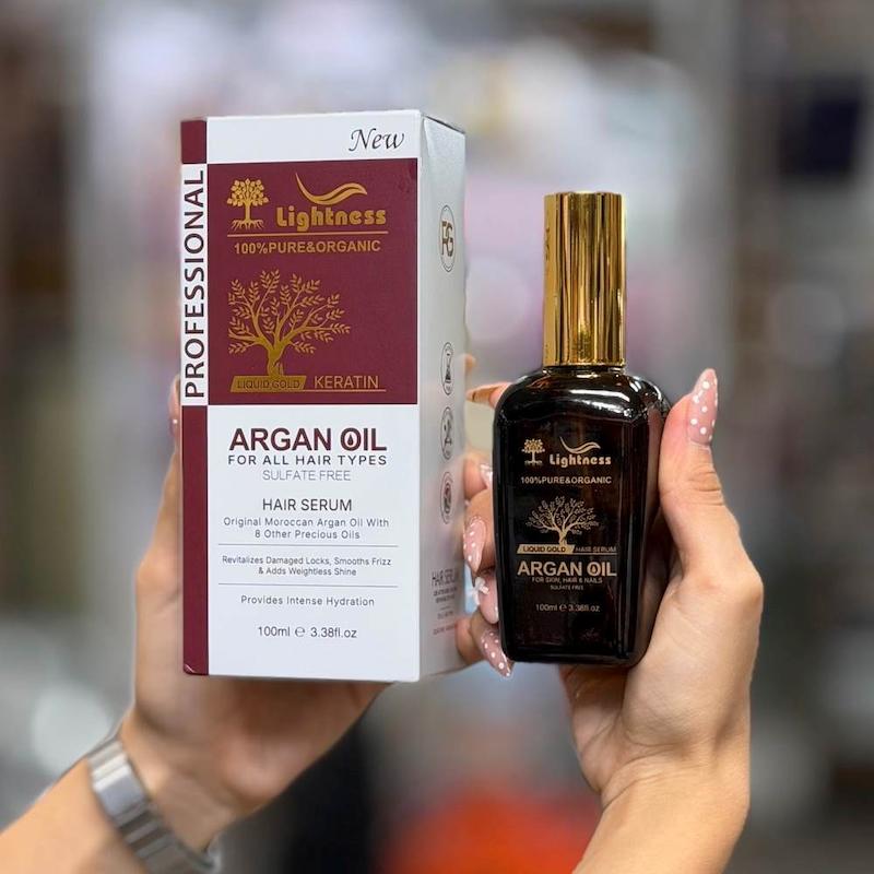 سرم مو روغن ارگان لایتنس پروفشنال 100میل LIGHTNESS PROFESSIONAL