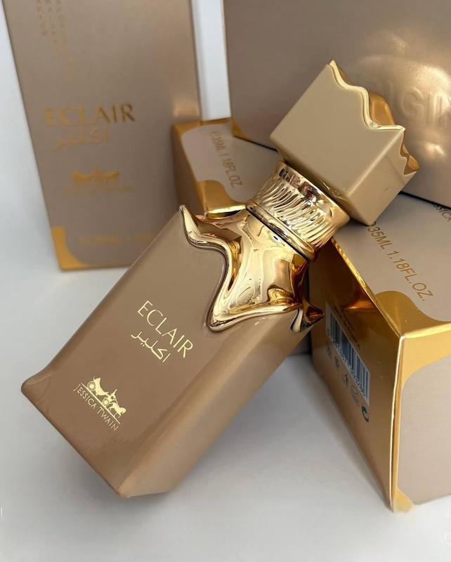 ادکلن اکلایر Eclaire جسیکا تویین Jessica Towain رایحه بیسکویت کاراملی Banoffi حجم 35ml