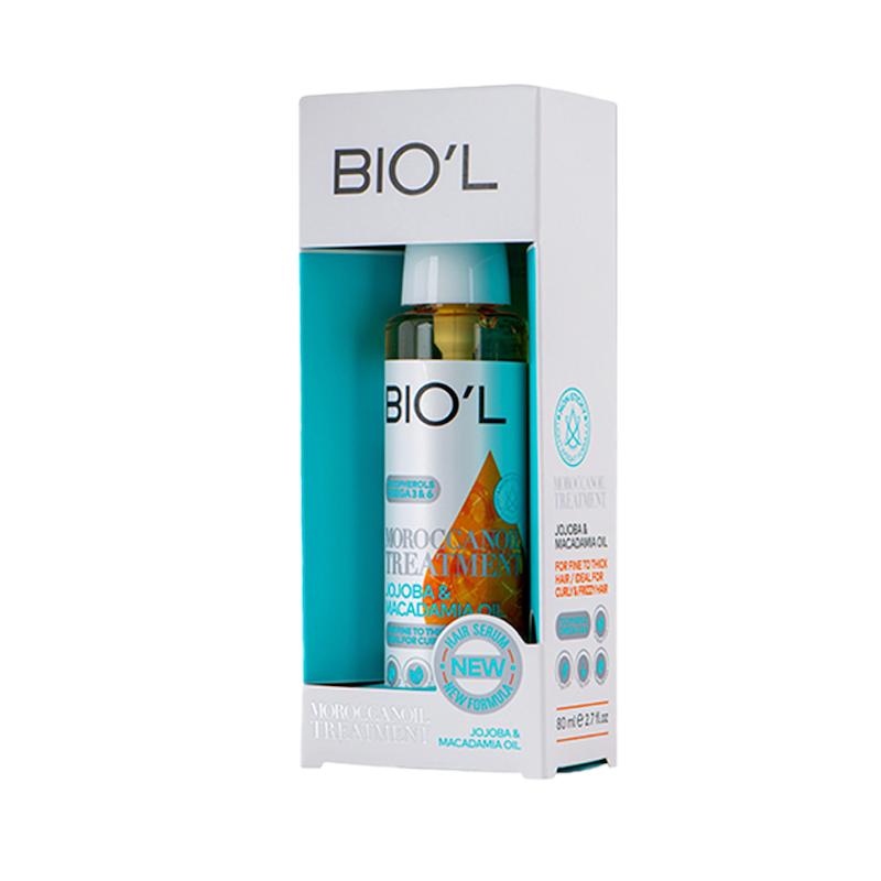 سرم مغذی حالت دهنده و صاف کننده موهای فر و مجعد بیول – 80ml