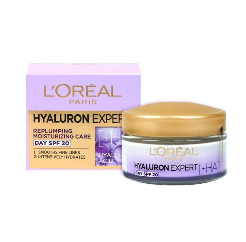 کرم آبرسان روز لوارال Hyaluron Expert SPF25 حجم 50 میل | ضد چروک و جوانساز پوست