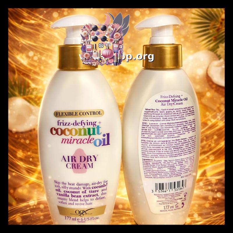 کرم مو نارگیل نرم کننده موهای ضخیم Coconut Miracle حجم 385 میلی لیتر