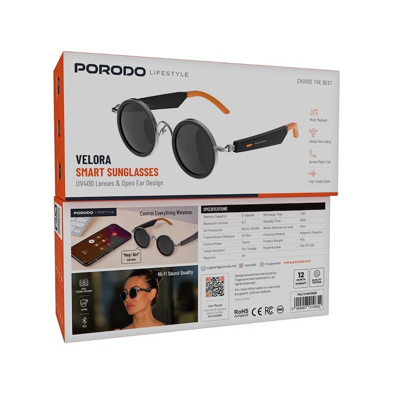 Porodo Lifestyle Velora Smart SunGlass UV400