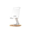 Porodo Transparent Mobile Stand - White