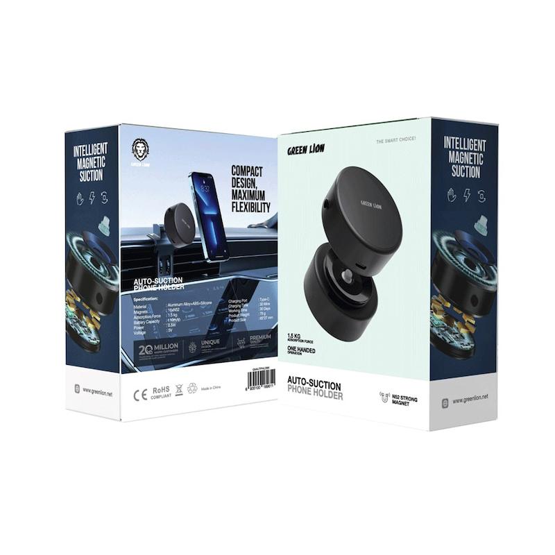 Green Lion Auto-Suction Phone Holder