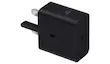 Samsung 25W PD USB C Adapter 3 Pin - -Black