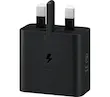 Samsung 25W PD USB C Adapter 3 Pin - -Black