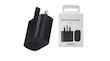 Samsung 25W PD USB C Adapter 3 Pin - -Black