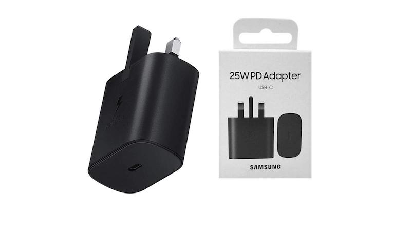 Samsung 25W PD USB C Adapter 3 Pin - -Black