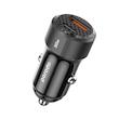 شارژر فندکی ۵۰ وات پورودو با دو پورت (PD 20W و QC 30W) - مشکی