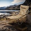 Green Lion Vestro Camping Chair with Foam - Beige