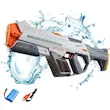 Porodo 2-in-1Manual and Auto 350ML ElectricWater Gun with Suction Motor andLights — White