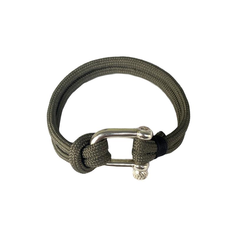 دستبند قفل پیچی نقره