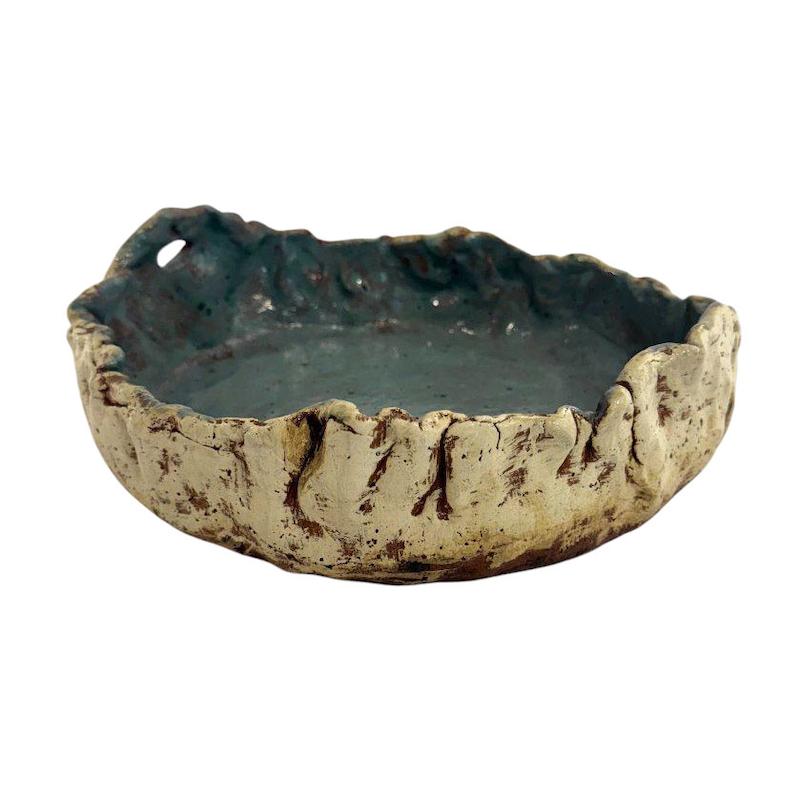 کاسه آبی و سفید خاک