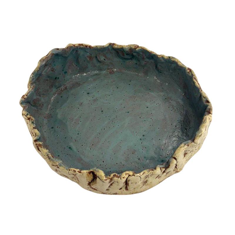 کاسه آبی و سفید خاک