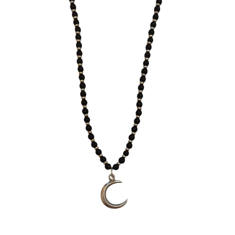 آویز ماه نقره