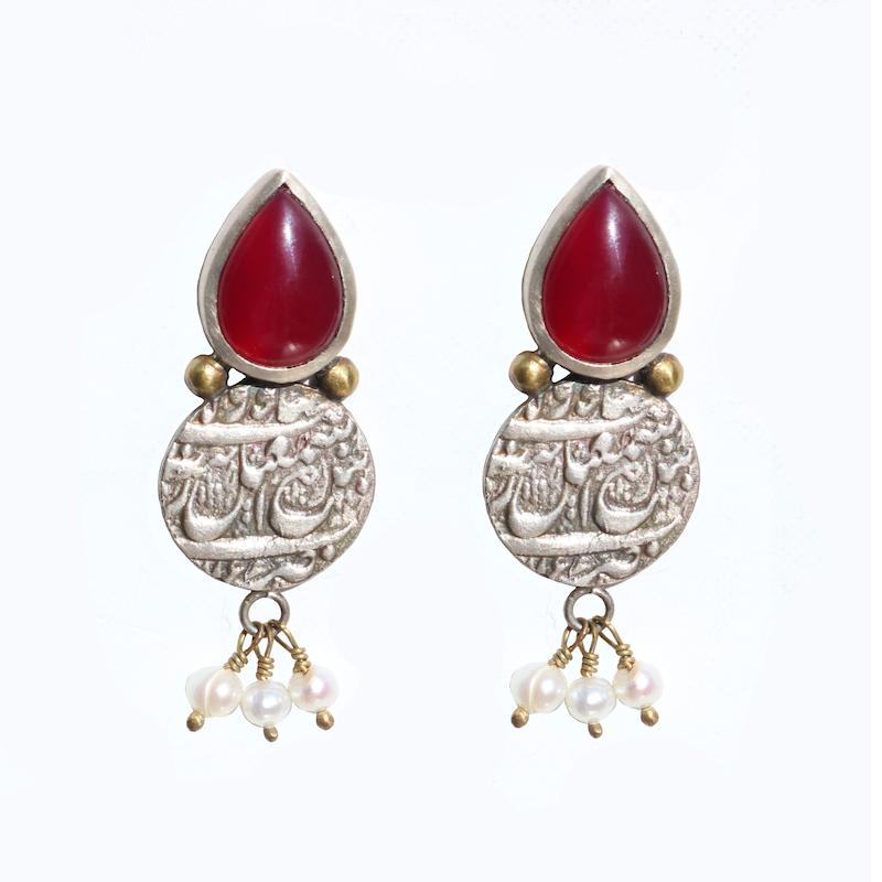 گوشواره عقیق