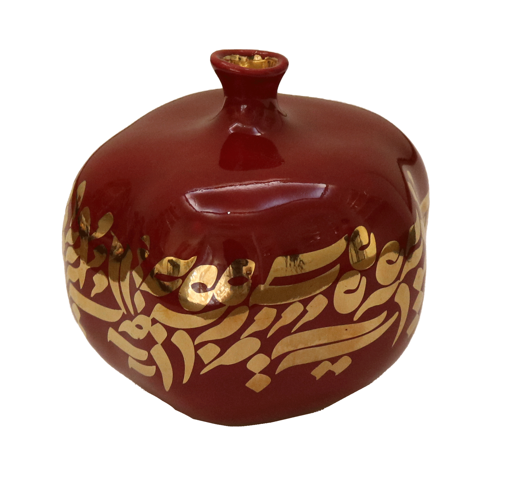 انار کالیگرافی طلا