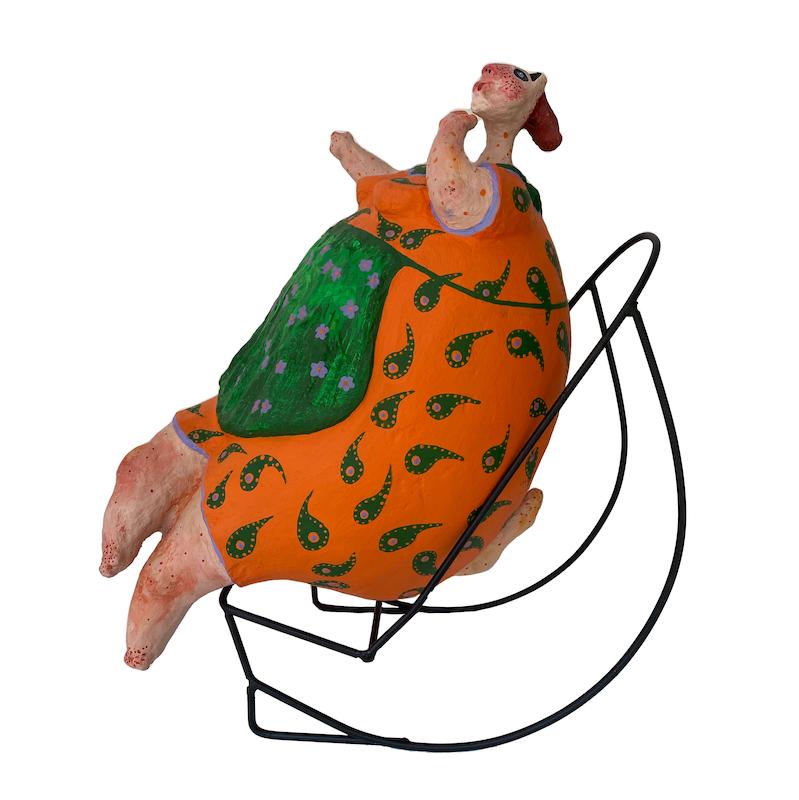 مجسمه خانم گربه