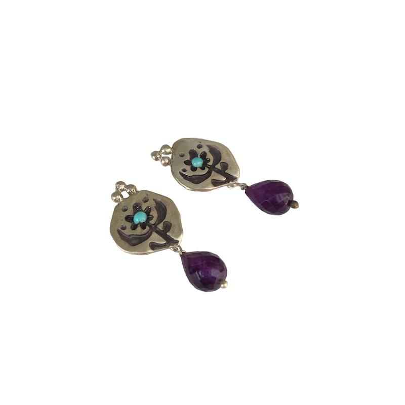 گوشواره نیاز نقره