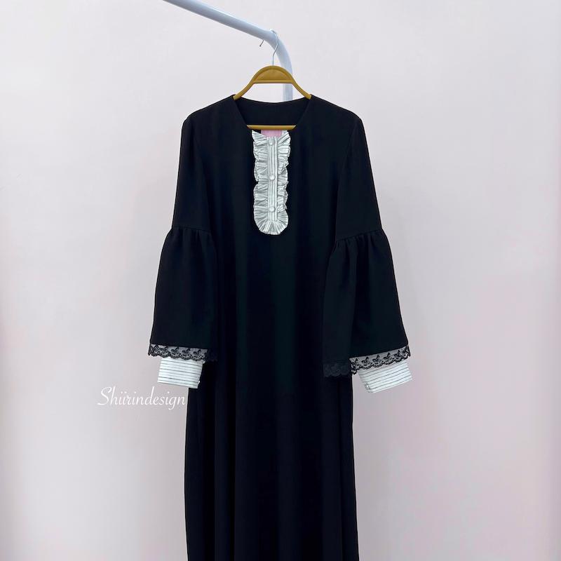 عبا مشکی کریشه