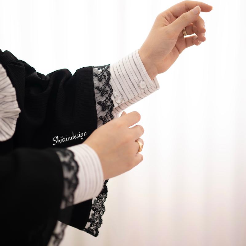 عبا مشکی کریشه