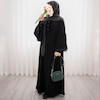 عبا مشکی پاپیونی