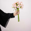 عبا مشکی پاپیونی