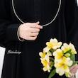 عبا مشکی مغزی طلایی