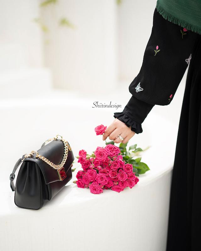پیراهن گلدوزی