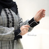 پیراهن طوسی چهارخونه