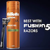 ژل اصلاح مردانه Gillette فیوژن5 مخصوص پوست حساس حاوی روغن بادام