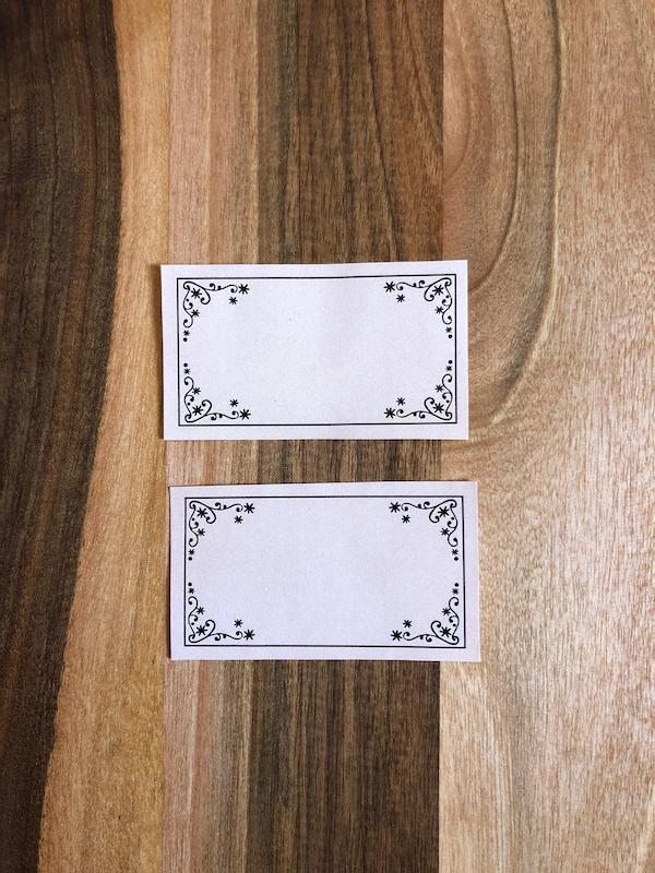 لیبل متوسط بدون نوشته 