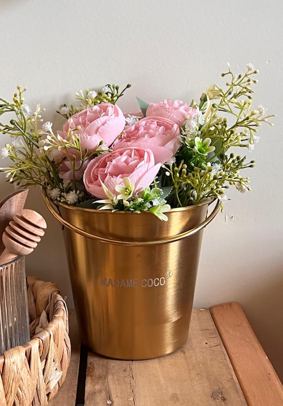 سطل استیل طلایی مادام کوکو 