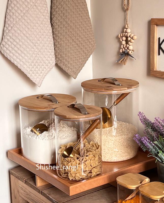 بانکه پیرکس درب بامبو وارداتی 