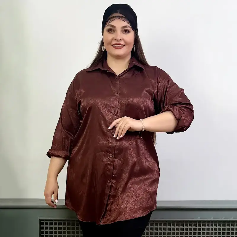 شومیز ترمه | جنس ساتن زارا کد 1033