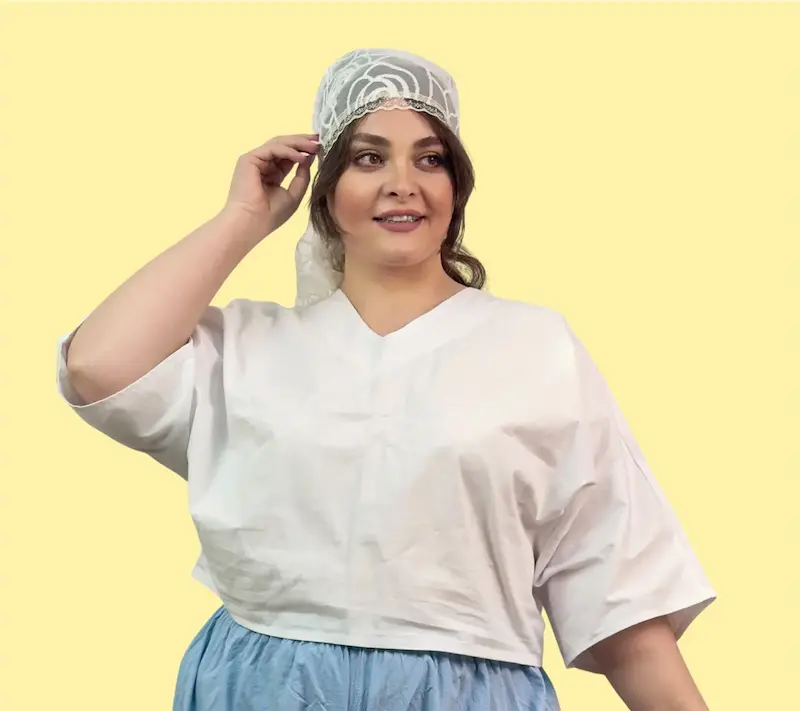کراپ سفید | لینن