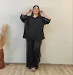 ست تابستانه بلوزشلوار نسیم | لینن شانتون