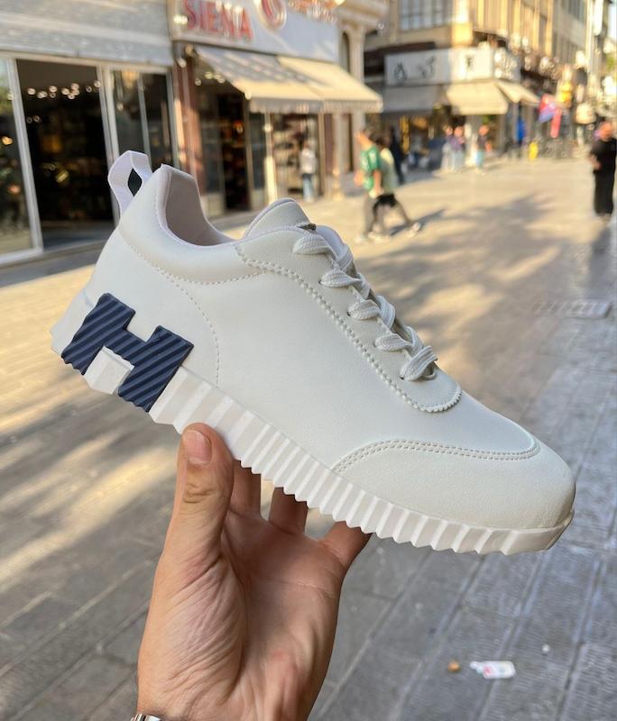 کتونی ونس هرمس HERMES رنگ سفید سایز 37 تا 40