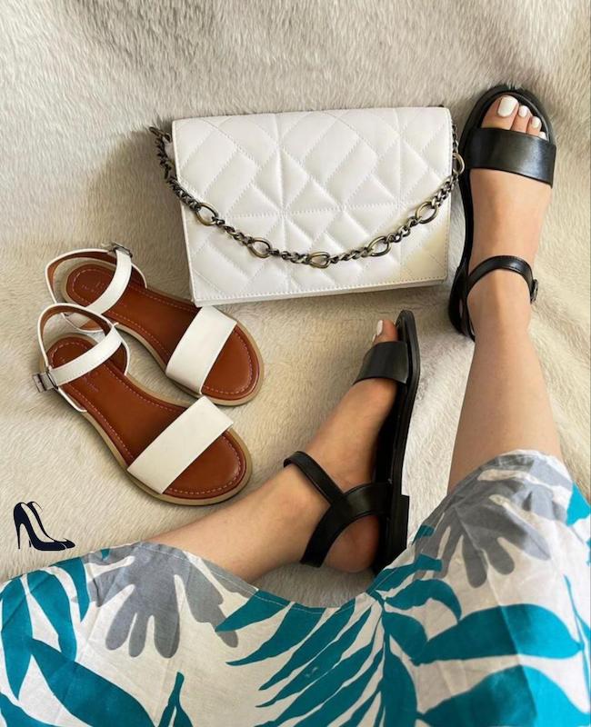 صندل زنانه شیک سایزبندی ۳۷ تا ۴۰ مدل نیلوفر 