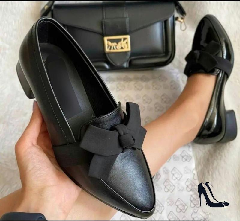 کفش پاپیونی زنانه سایزبندی ۳۷ تا ۴۰ مدل بیگی