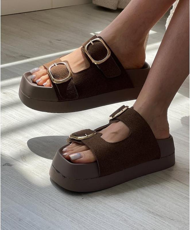 صندل لژدار زنانه ارسال رایگان مدل فلورا 