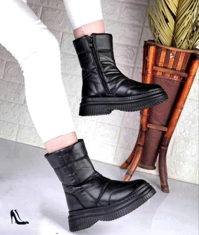 بوت پفکی زنانه ارسال رایگان سایزبندی ۳۷ تا ۴۰ مدل پفکی 