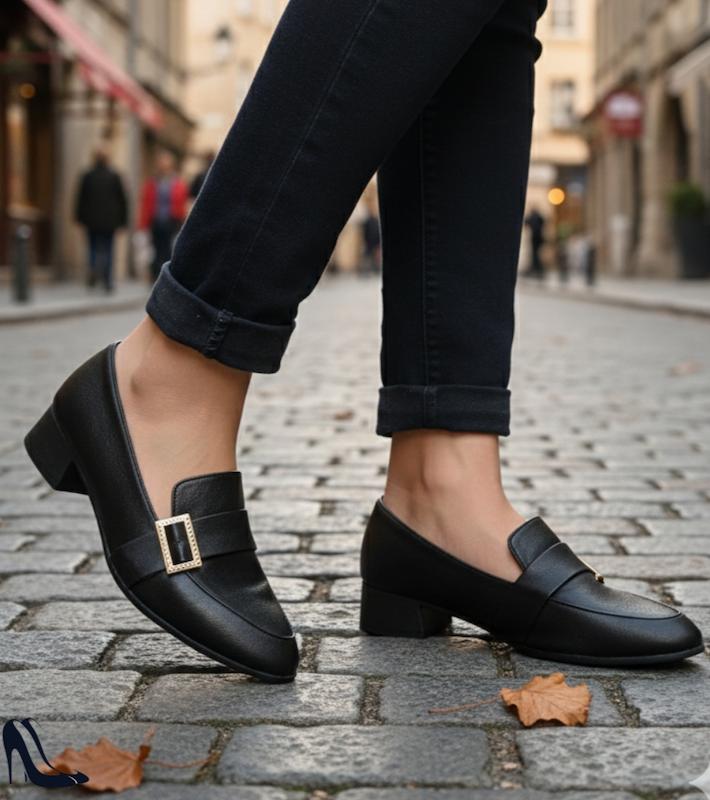 کفش اداری زنانه سگکدار ارسال رایگان ۳۷ تا ۴۰ مدل نرگس 