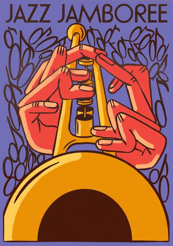 jazz jamboree تابلو - پوستر هنری