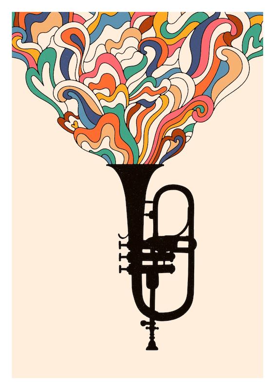 Jazz تابلو - پوستر هنری